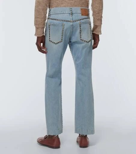 Dolce 
Gabbana Distressed mid-rise straight jeans 4