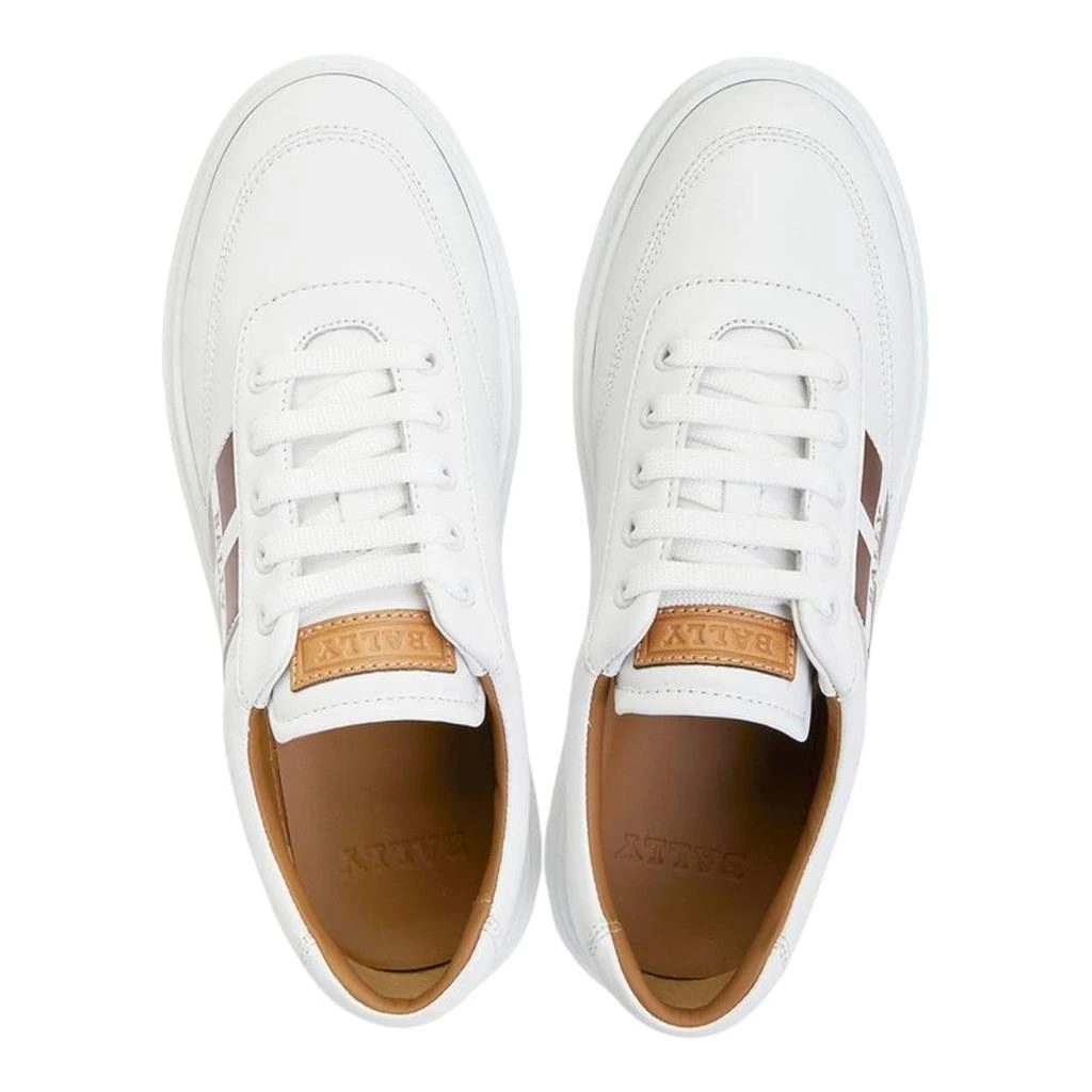 Bally Coby 6240536 Men's White Lamb Leather Sneakers Size 11.5 3