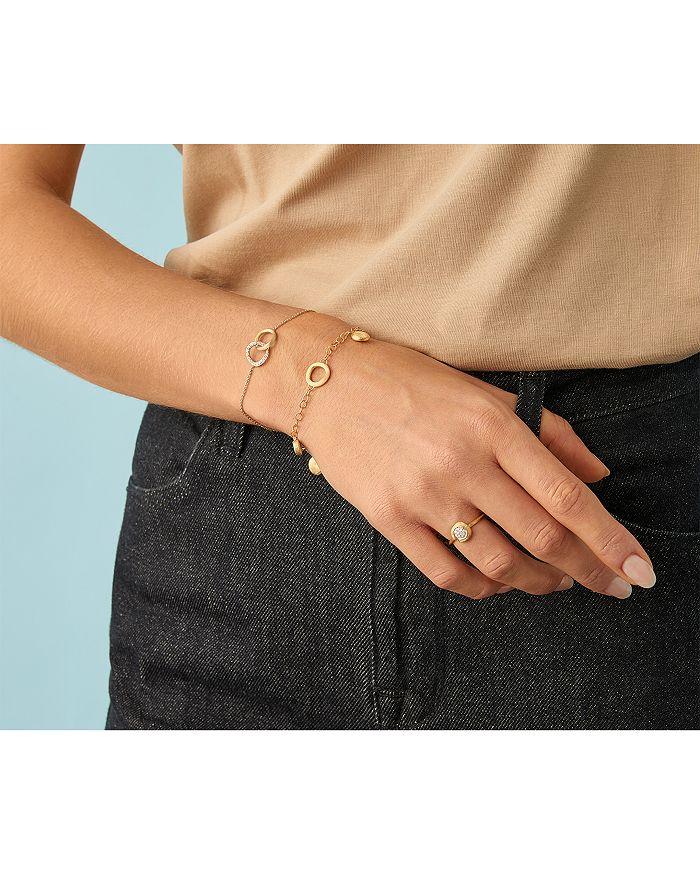 Marco Bicego 18K White & Yellow Gold Jaipur Gold Diamond Stackable Ring