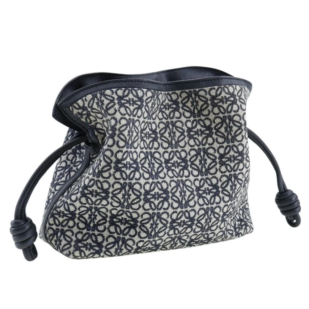 Loewe Loewe Flamenco  Canvas Shoulder Bag (Pre-Owned) 2