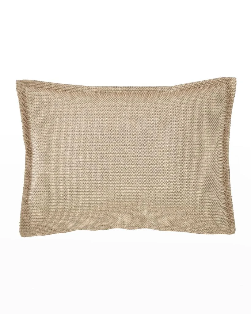 Fino Lino Linen & Lace Trackstar Decorative Oblong Pillow 1
