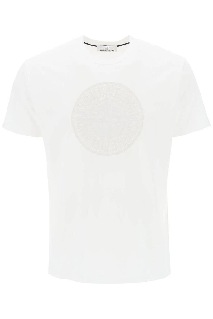 STONE ISLAND t-shirt with print on the chest 1