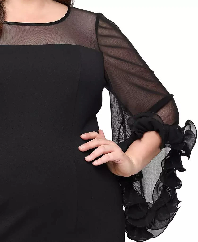 alex evenings 3/4 sleeve dress Alex Evenings 81122539 Long 3/4 Sleeve Lace Formal Dress Emerald Green