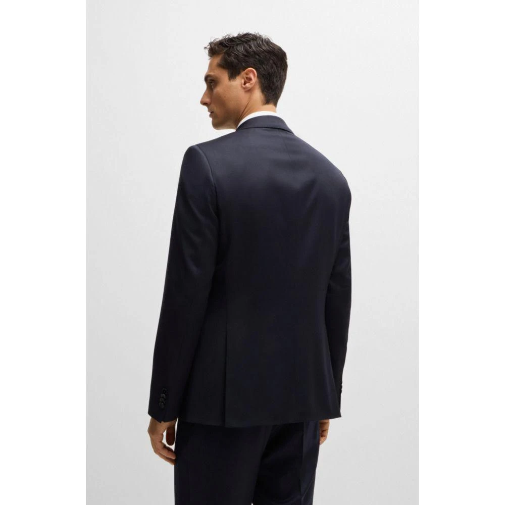 Hugo Boss Single-breasted jacket in virgin-wool serge 4