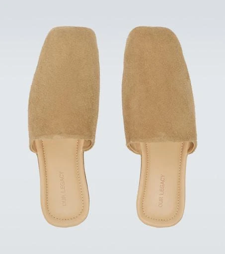 Our Legacy Cigarr suede mules 4