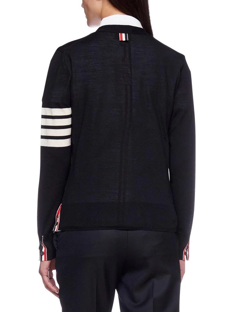 Thom Browne Thom Browne 4 Bar V-Neck Cardigan 4
