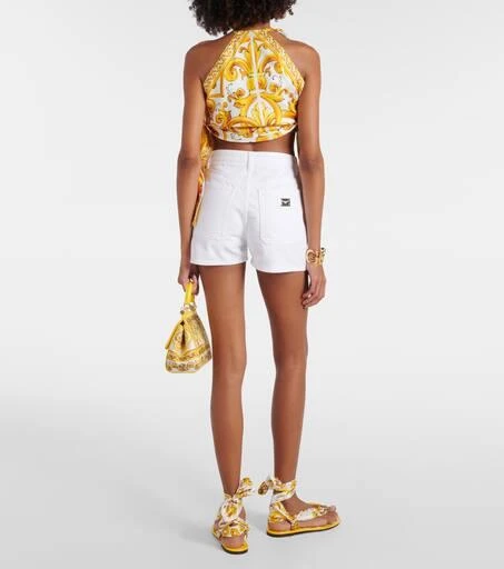 Dolce 
Gabbana High-rise denim shorts 3