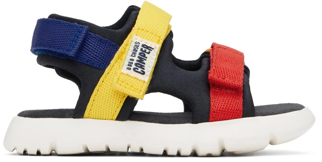 BOBO CHOSES Baby Multicolor Camper Edition ORUGA FW Color Block Sandals