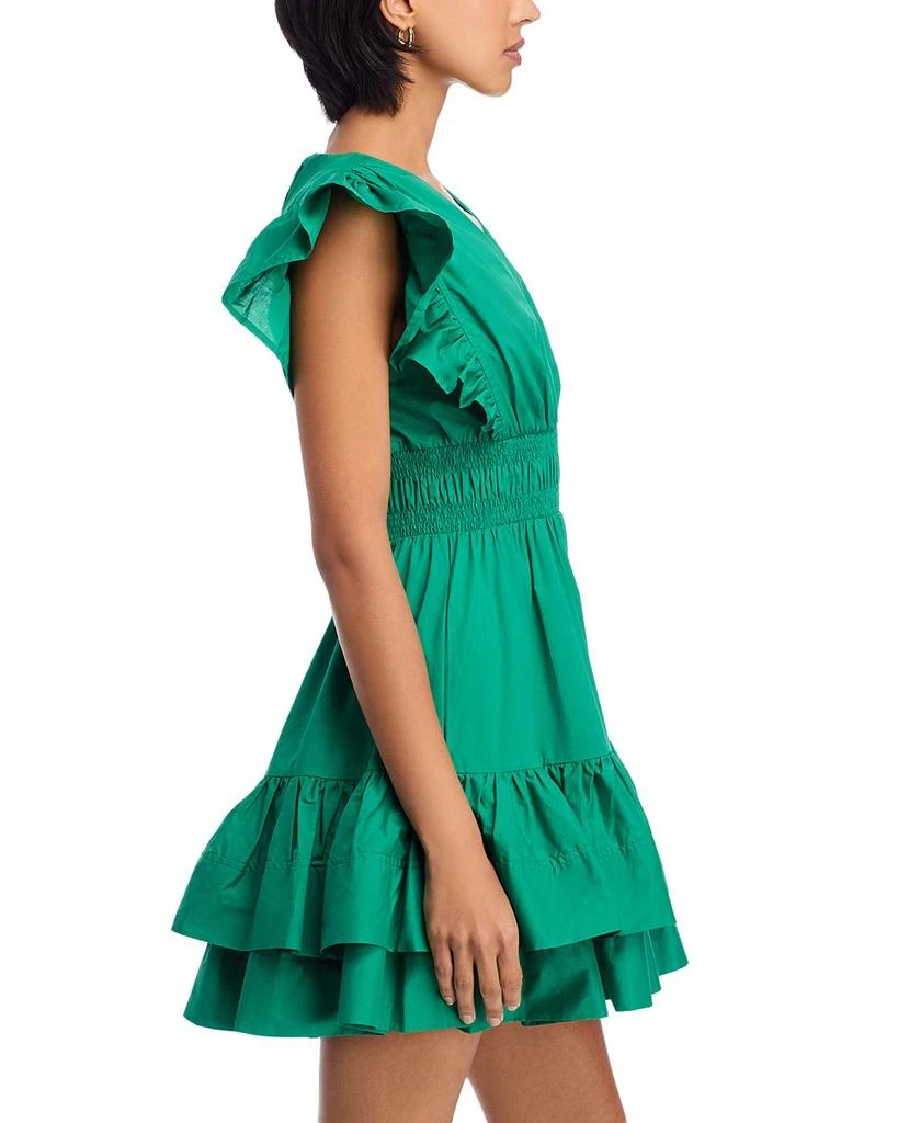 AQUA Flutter Sleeve Mini Dress - Exclusive 5