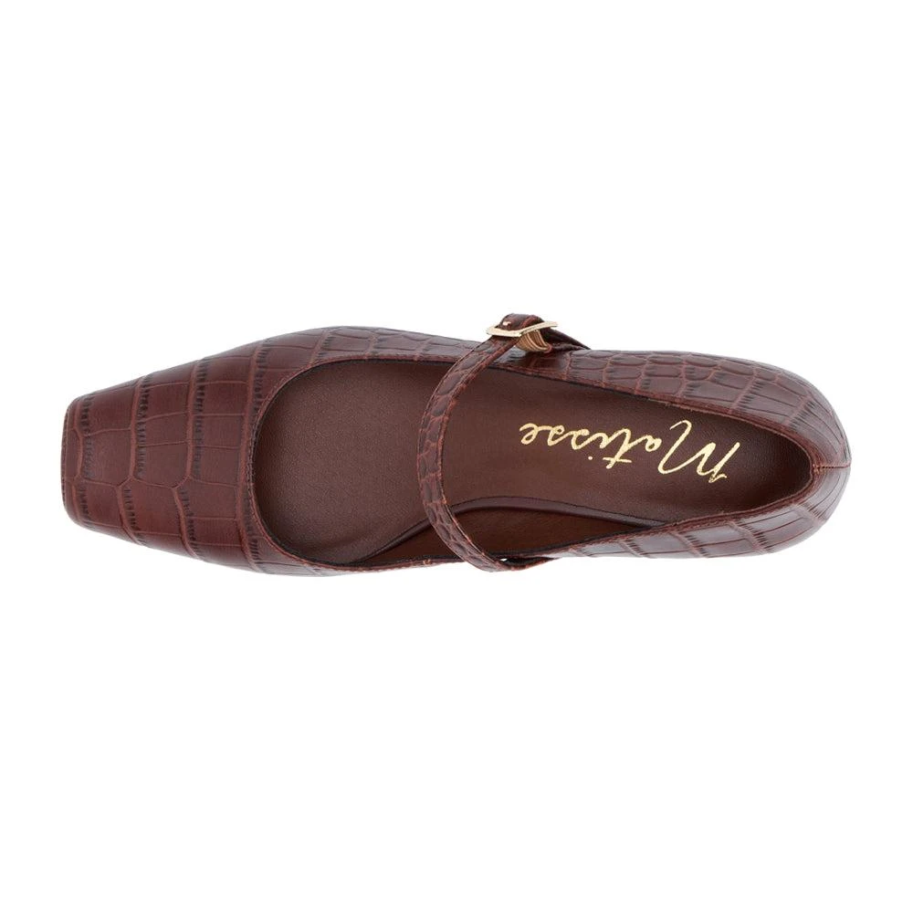 Matisse Mirabelle Croc Print Square Toe Mary Jane Pumps 4
