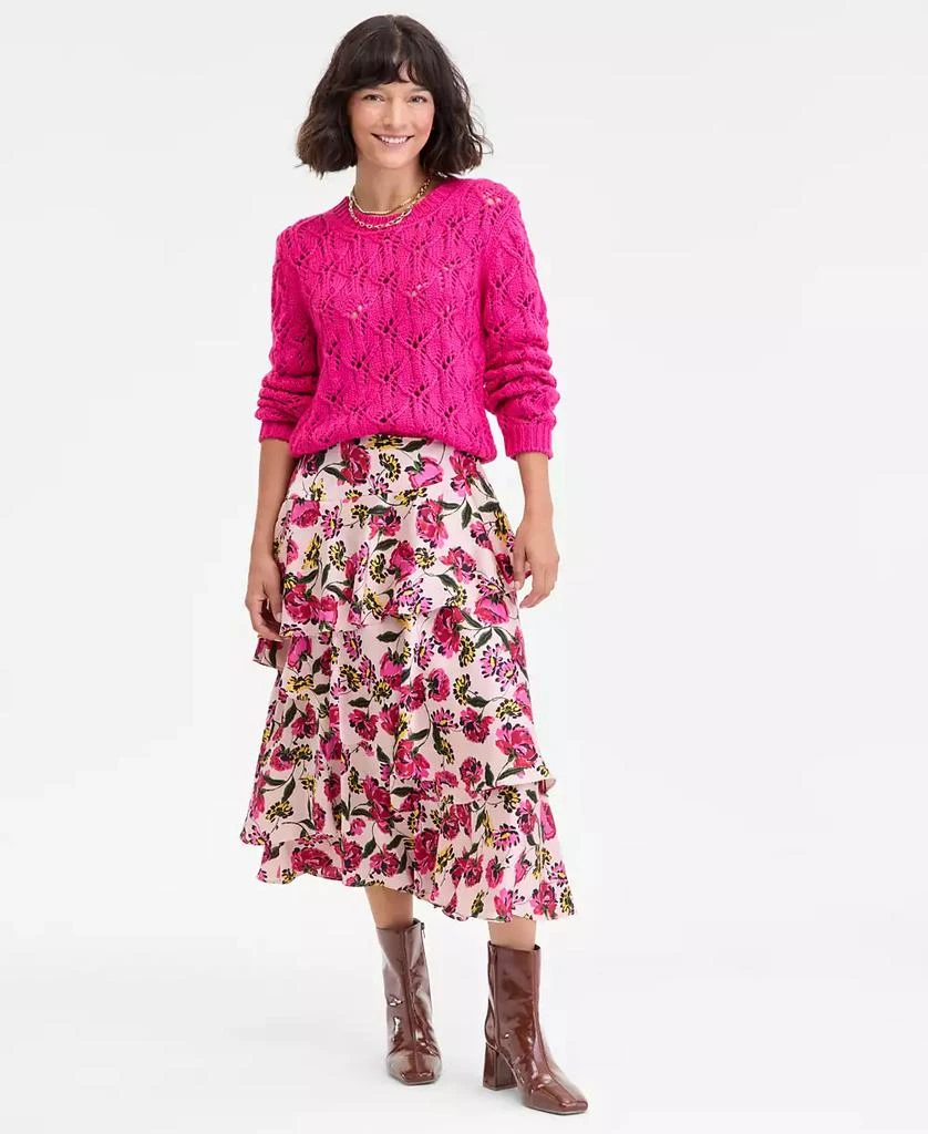 On 34th Women's Tiered Ruffle Midi Skirt, Macy's Exclusive 5