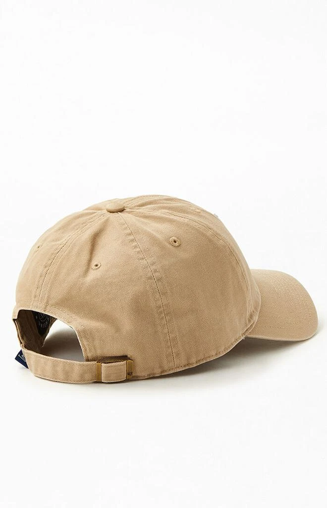47 Brand Khaki Dodgers Clean Up Strapback Dad Hat 2