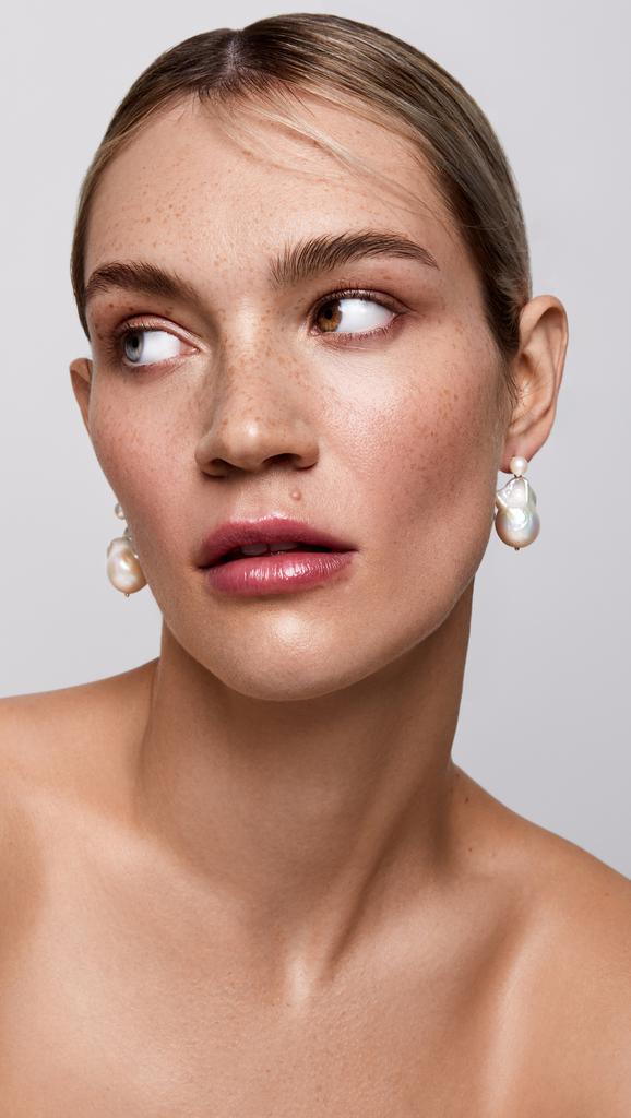 MATEO Duality Pearl Drop Earrings