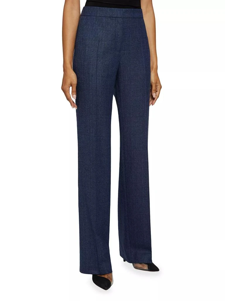 Santorelli Merino Wool High-Rise Straight-Leg Pants 3