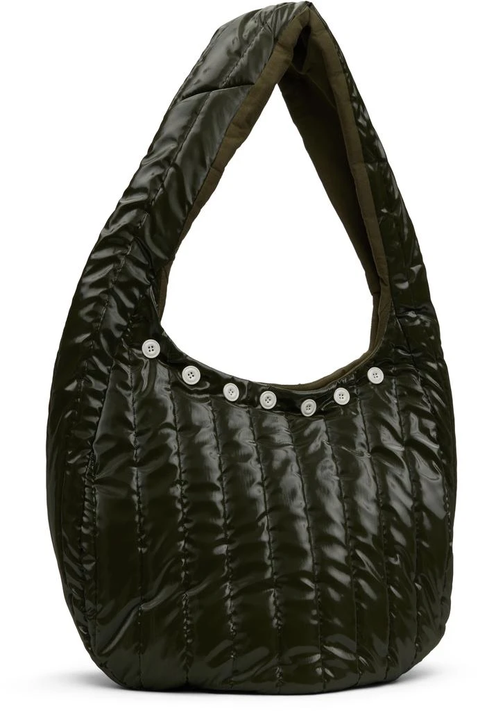 Omar Afridi SSENSE Exclusive Khaki Quilted Lidia Tote 3