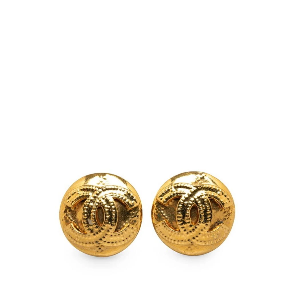 Chanel Plating Clip Earrings (Pre-Owned)