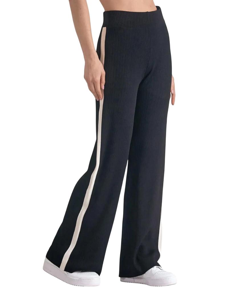 Elan Knit Track Pant In Black