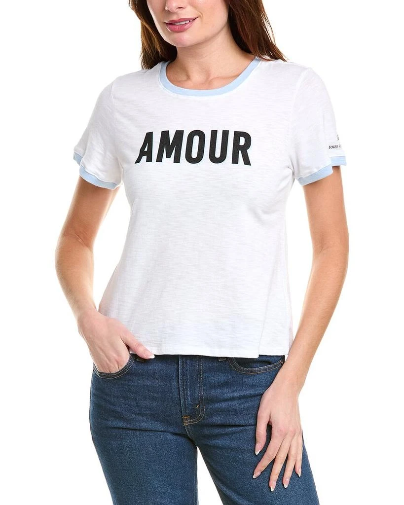 Cinq à Sept Two-Tone Amour T-Shirt 1