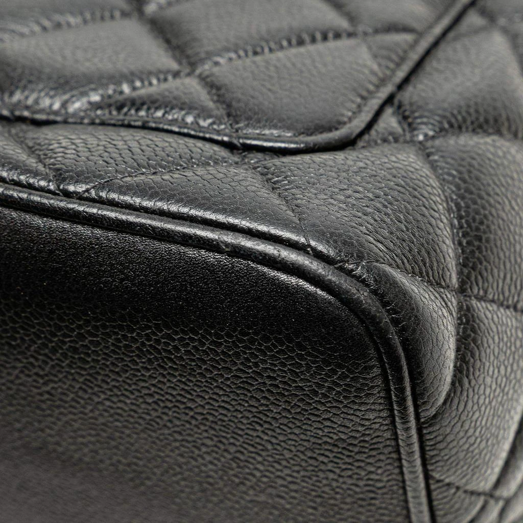 Chanel Chanel Black Caviar Leather Medallion Tote Bag 11