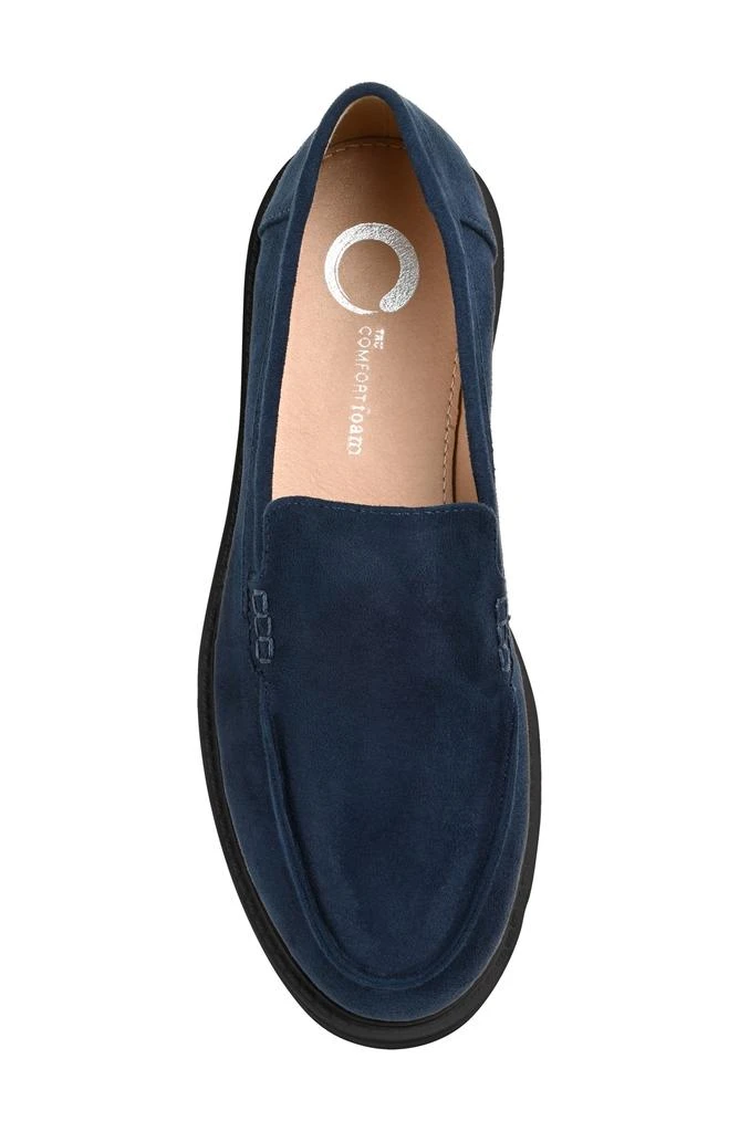Journee Collection Ericka Lug Sole Platform Loafer - Wide Width 4