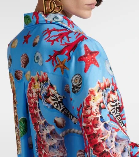 Dolce & Gabbana Capri printed silk kaftan 6