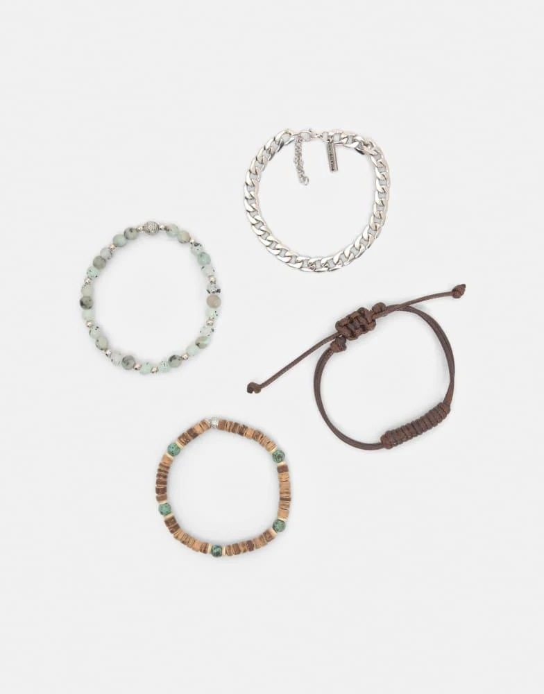 Pull&Bear Pull&Bear Pack of 4 bracelets in others
