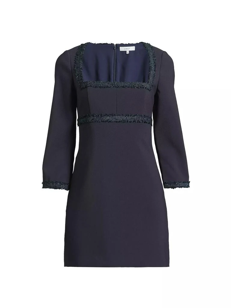 Likely Marlou Embellished Trim Minidress 1