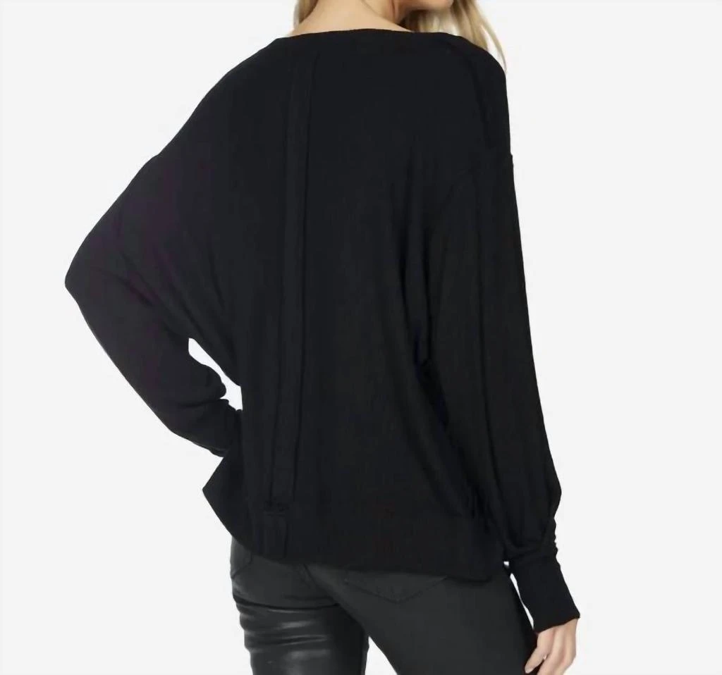 Michael Lauren Michael Lauren - Spence Oversized V- Neck Pullover 4