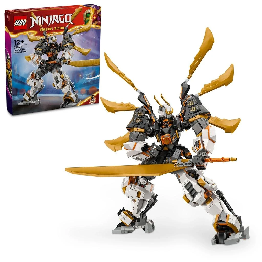 LEGO LEGO NINJAGO Cole’s Titan Dragon Mech Adventure Toy 71821 1