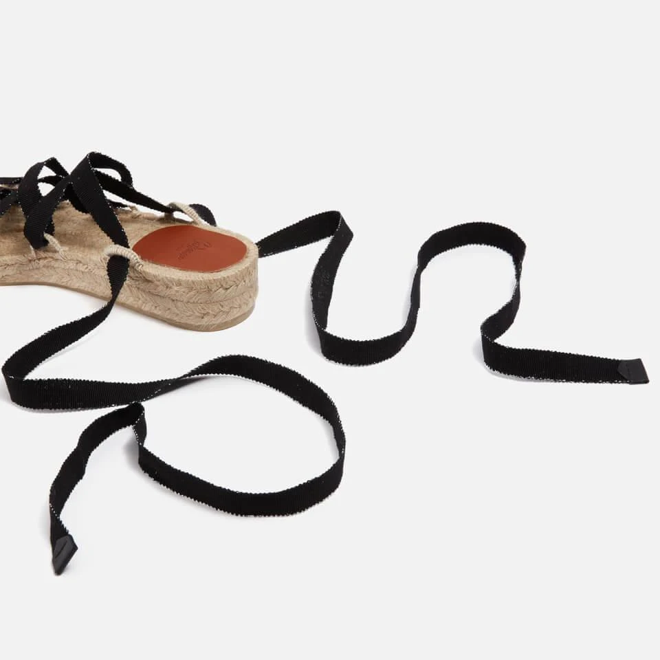 CASTAÑER CASTAÑER WOMEN’S PALOMA GROSGRAIN ESPADRILLE SANDALS 3