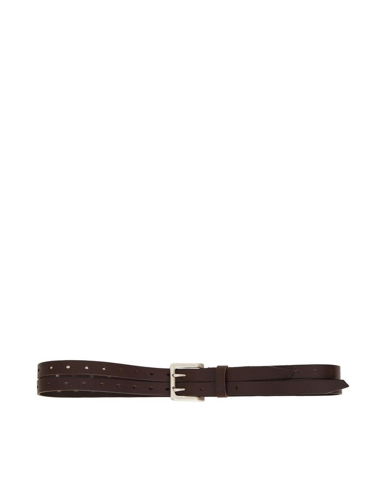 小物 our legacy split belt Our Legacy - Twin Tongue Belt Black Chromexcel Leather