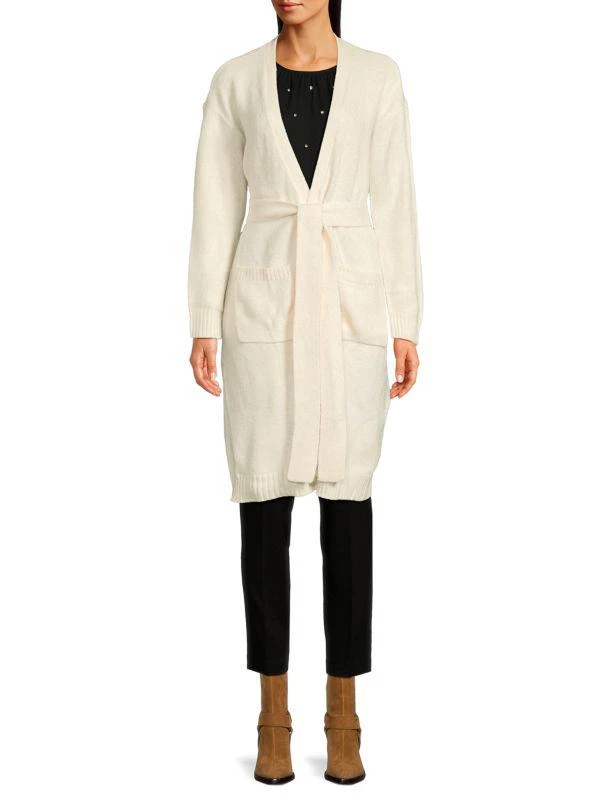 Saks Fifth Avenue Tie-Waist Longline Cardigan 1
