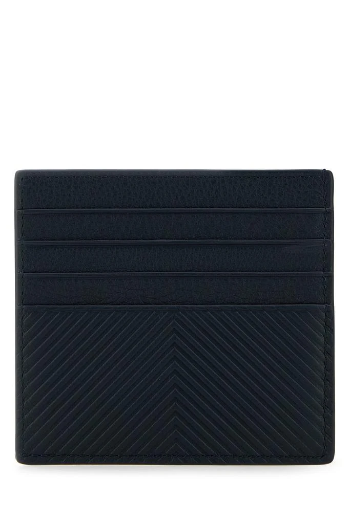 Loewe Navy blue leather card holder 2