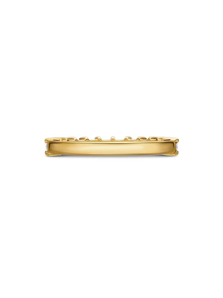 David Yurman DY Eden Partway Band Ring in 18K Yellow Gold 5