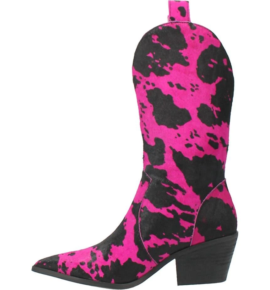 Dingo Live a Little Cow Print Genuine Calf Hair Western Boot 8