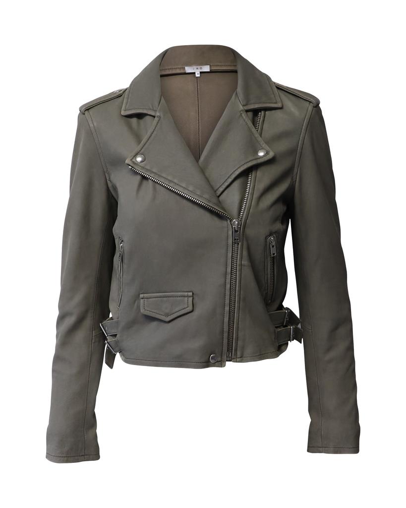 IRO Iro Newhan Asymmetric-Detailed Leather Jacket - Jackets