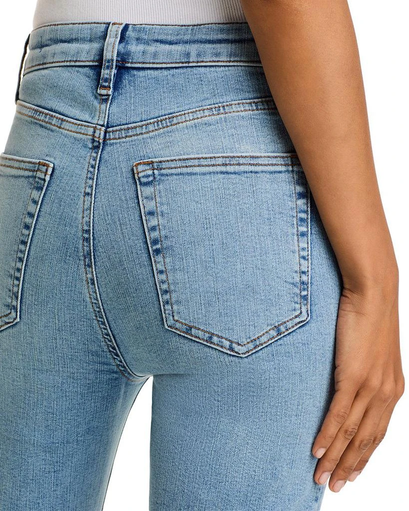 FRAME The Pencil High Rise Ankle Slim Jeans in Springs 5
