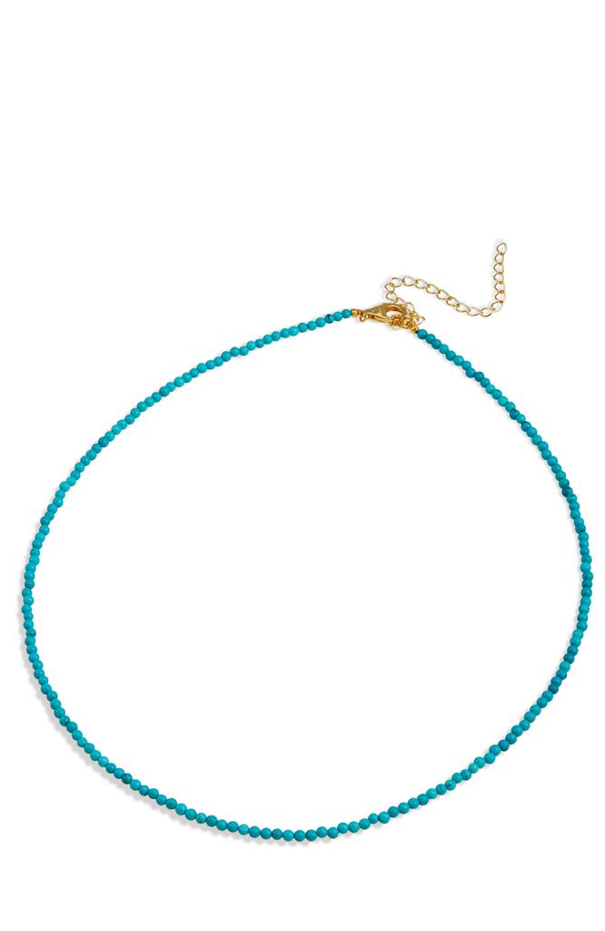 Savvy Cie Jewels Blue Turquoise stone neck.