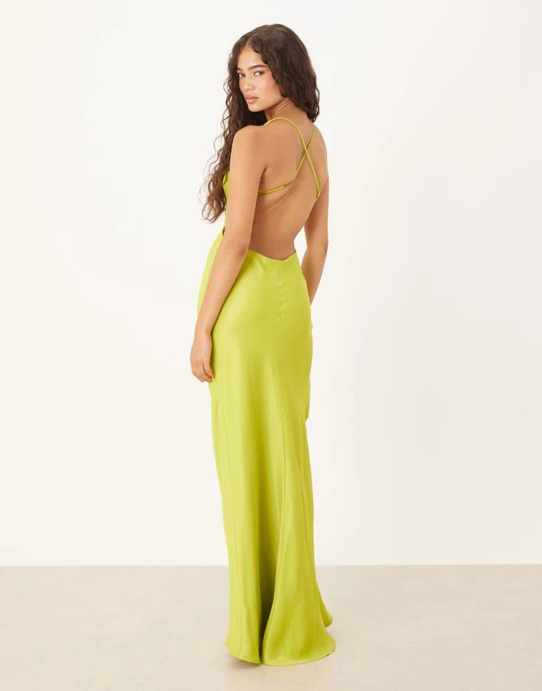 Shop ASOS DESIGN satin seam detail maxi dress in green on Sale at  BeyondStyle  Get 66% Off ASOS DESIGN satin seam detail maxi dress in green  with Limited-Time Flash Deals, Exclusive