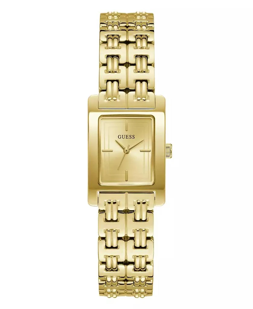 GUESS Women's Gold-Tone Stainless Steel Analog Watch, 23mm