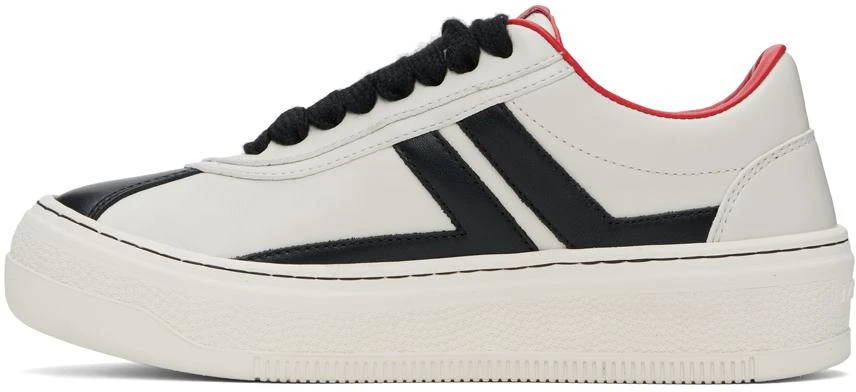 Lanvin Black & Off-White Future Edition Cash Sneakers 3