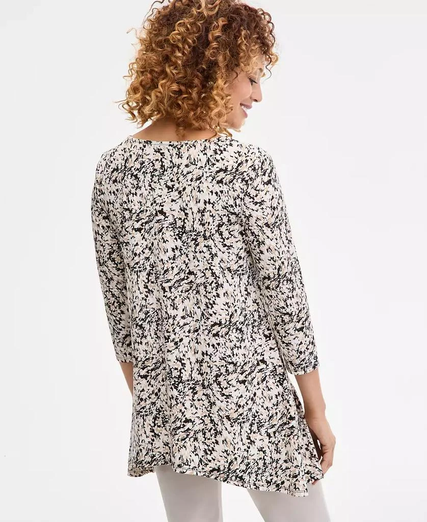 JM Collection Women's Printed 3/4-Sleeve Knit Top, Exclusively at Macy's 4