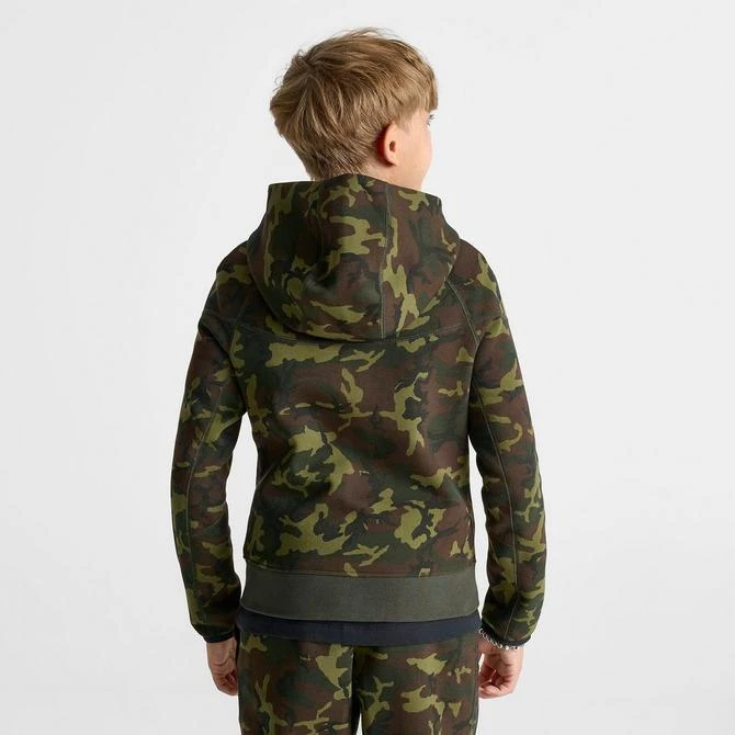NIKE Boys' Nike Tech Fleece Camo Full-Zip Hoodie 4