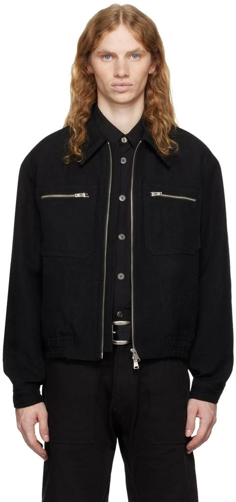 COOR Black Double Zip Pocket Jacket 1