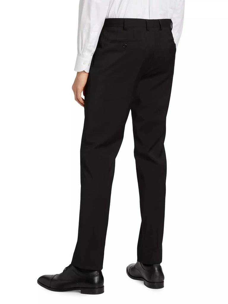 Emporio Armani Wool Crease-Front Trousers 5