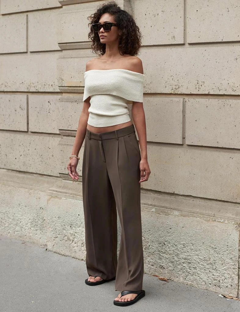 Pixie Market Popcorn Knit Off-The-Shoulder Top-BESTSELLER 7