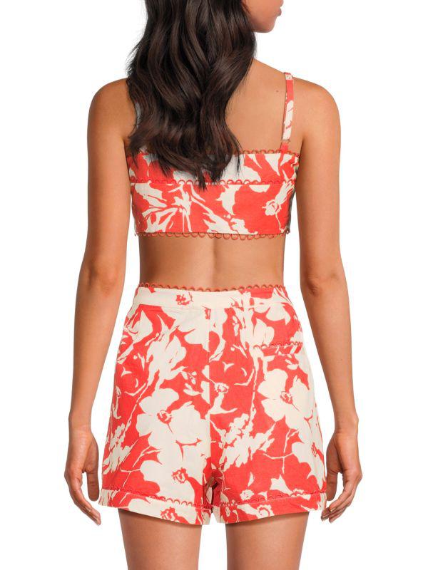 AMUR Alina Floral Bra Top