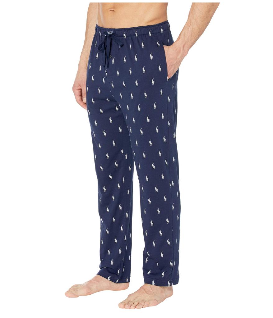 Ralph Lauren Knit Jersey Covered Waistband PJ Pants