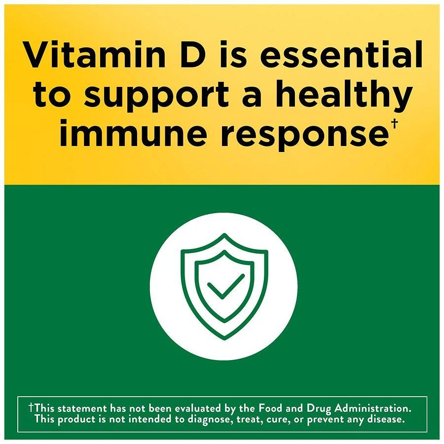 Nature Made Vitamin D3 1000 IU (25 mcg) Softgels 9