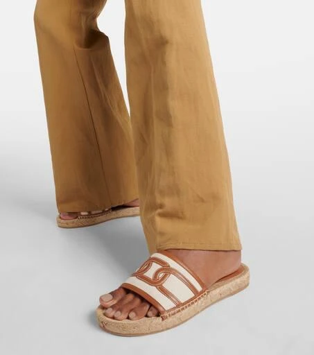 Tod's Leather-trimmed sandals 4